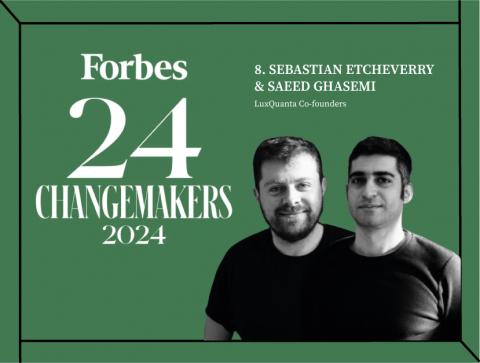 LuxQuanta Founders at the Forbes List of Changemakers 2024