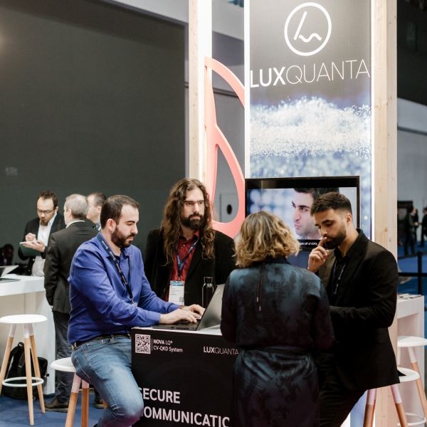 LuxQuanta at the Mobile World Congress 2024: Live QKD Demostration